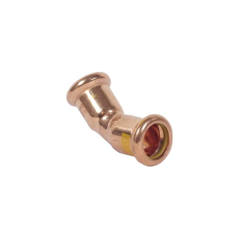 Pressfit Gas 45 degree Elbow