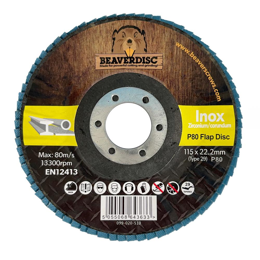 Flapper Disc 115mmx 22mm 60 Grit (Depressed)