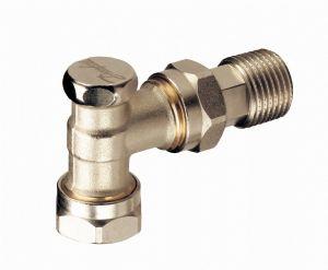 Danfoss 15mm Angled Lockshield Valve 003L0203