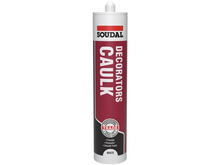 Soudal Decorators Caulk 290ml White