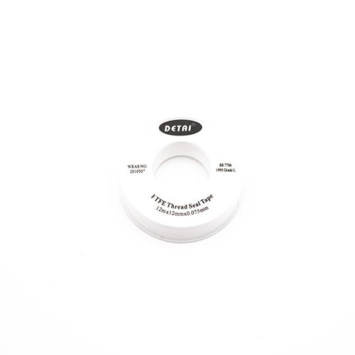PTFE Tape 12mm Wide x 12Mtr Roll Wras Approved
