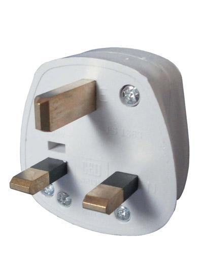 13 Amp Plug White