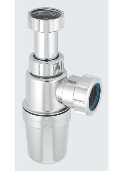 McAlpine Adjustable Bottle Trap Chrome 1.25" CAA10