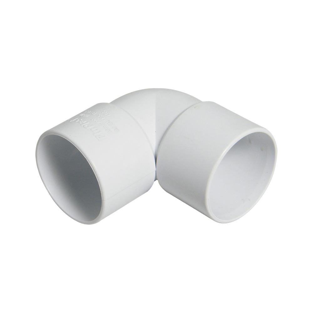 Solvent ABS 90 degree knuckle 32mm white