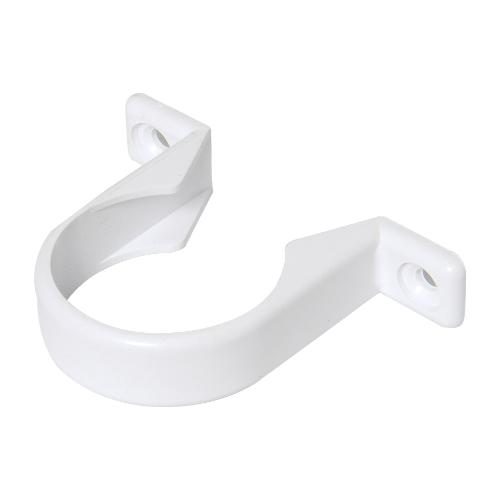 Solvent ABS Pipe Clip 40mm White