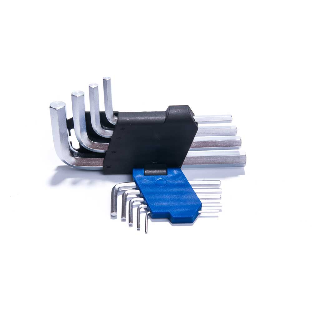 9 PIECE SHORT ARM HEX ALLEN KEY SET
