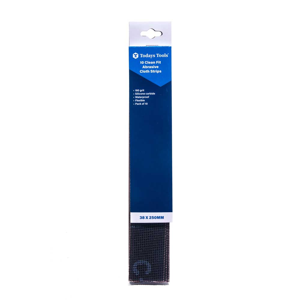 CLEAN FIT PLUMBERS ABRASIVE STRIPS 10PK