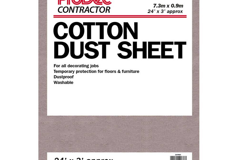 12' X 9' Cotton Dust sheet