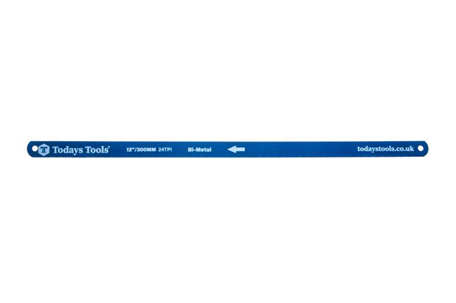 12" BI-METAL HACKSAW BLADES 24TPI 10 Pack