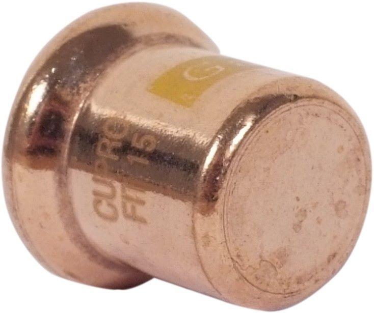 PRESS FIT GAS 15mm End Cap