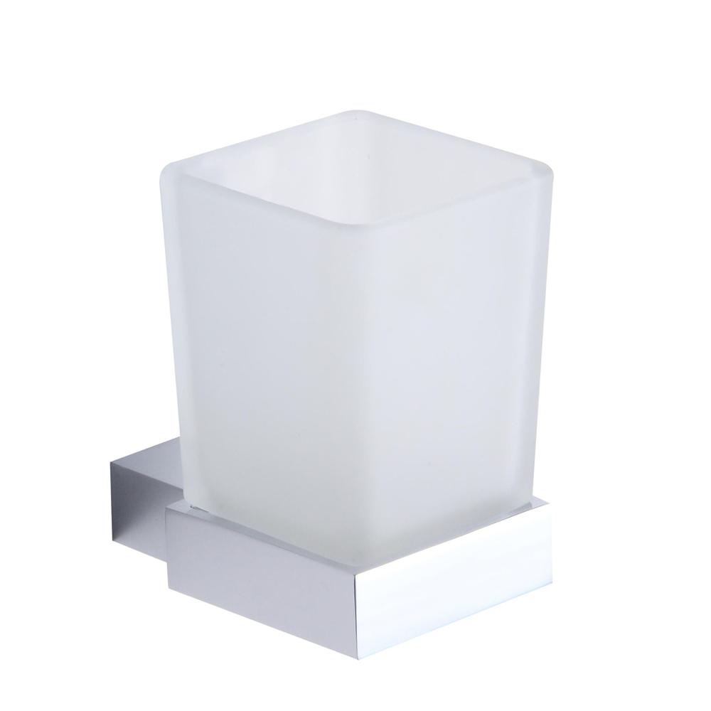 Alphi Square Chrome Tumbler Holder