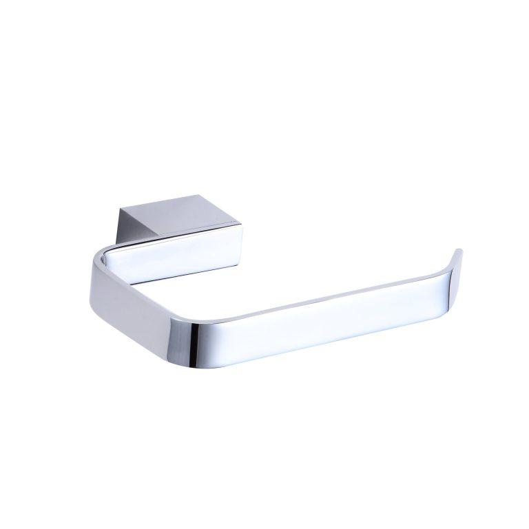 Alphi Square Chrome Toilet Roll Holder
