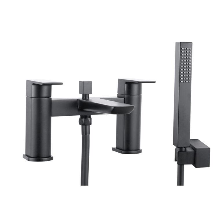 Mura Black Bath Shower Mixer