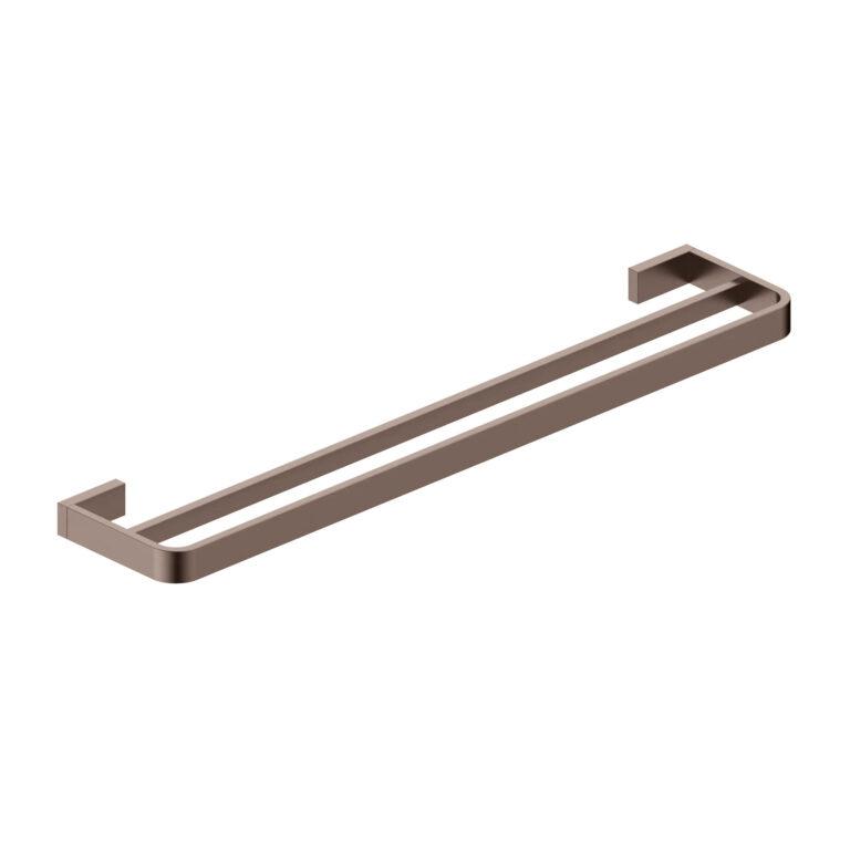 Monzan Brushed Bronze Double Towel Rail