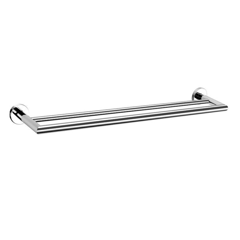 Celta Double Towel Bar 600mm Chrome