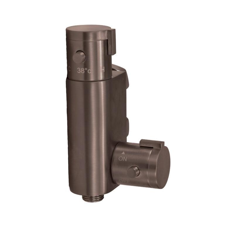 PM Thermostatic Vertical Valve for Douche Brushed Bronze