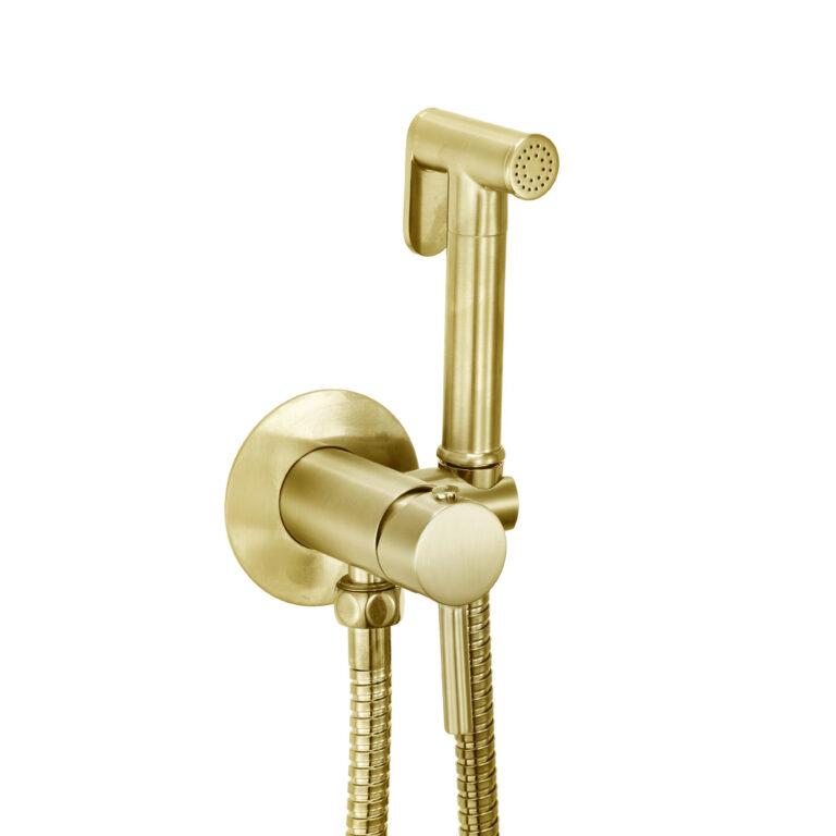 PM Integrated Douche Valve Kit Brushed Brass