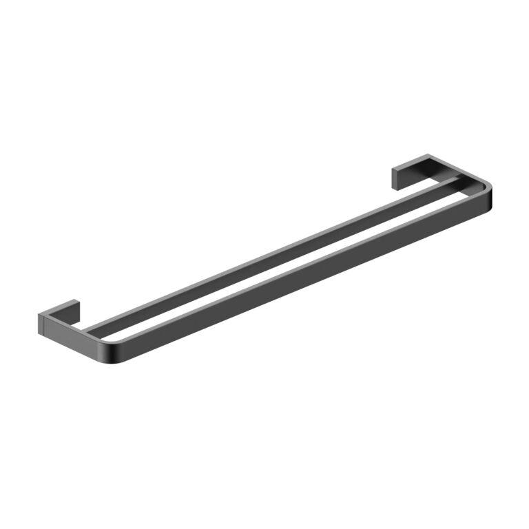 Naples Gunmetal Double Towel Rail