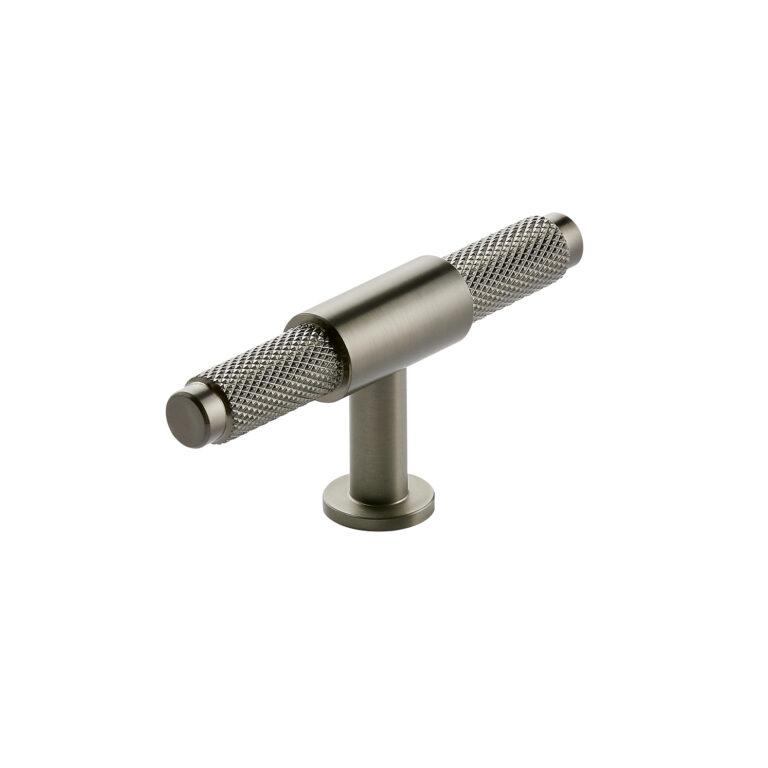 PM Knurled T Bar 95mm Handle Gunmetal