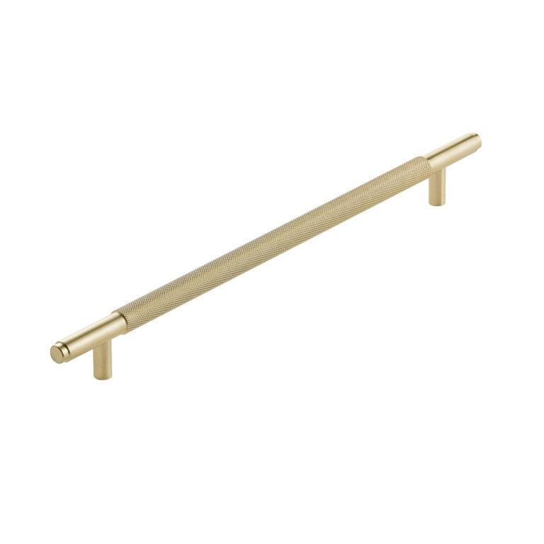 PM Knurled 400mm Handle Brushed Brass