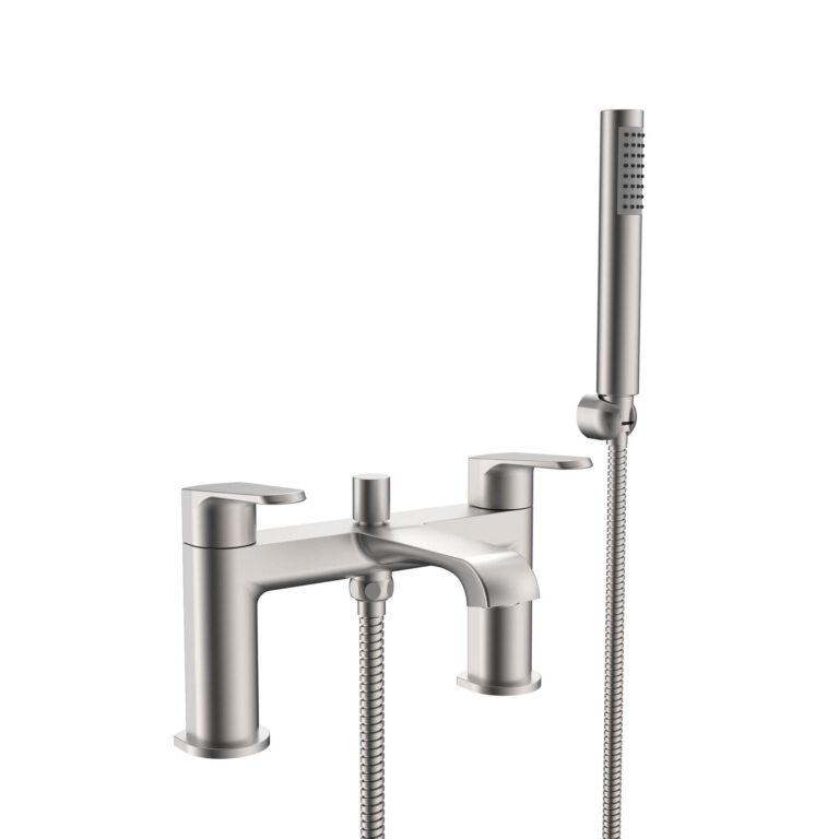 Mountana Bath Shower Mixer Brushed Nickel
