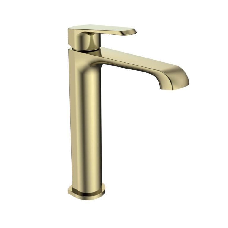 Mountana Tall Mono (no waste) Brushed Brass
