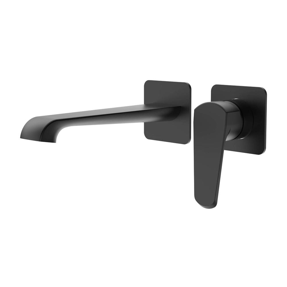 Mountana Wall Mounted Bath Filler Matt Black
