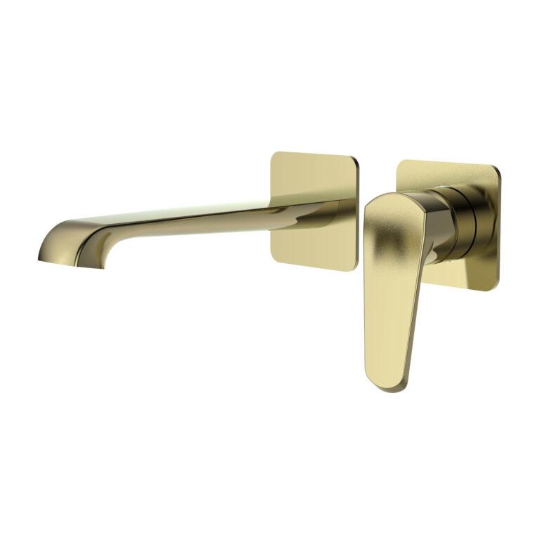 Mountana Wall Mounted Bath Filler Brushed Brass
