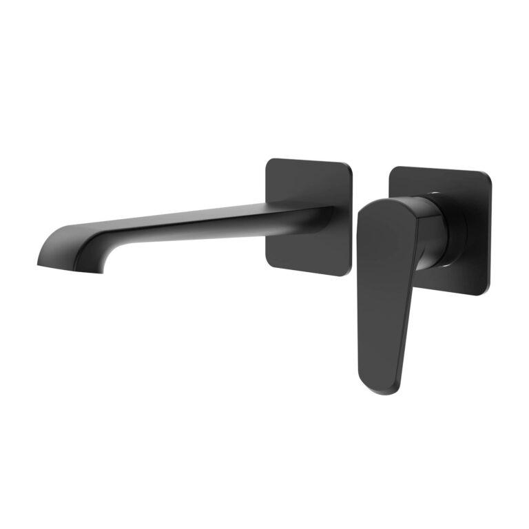 Mountana Wall Mounted Basin Filler Matt Black