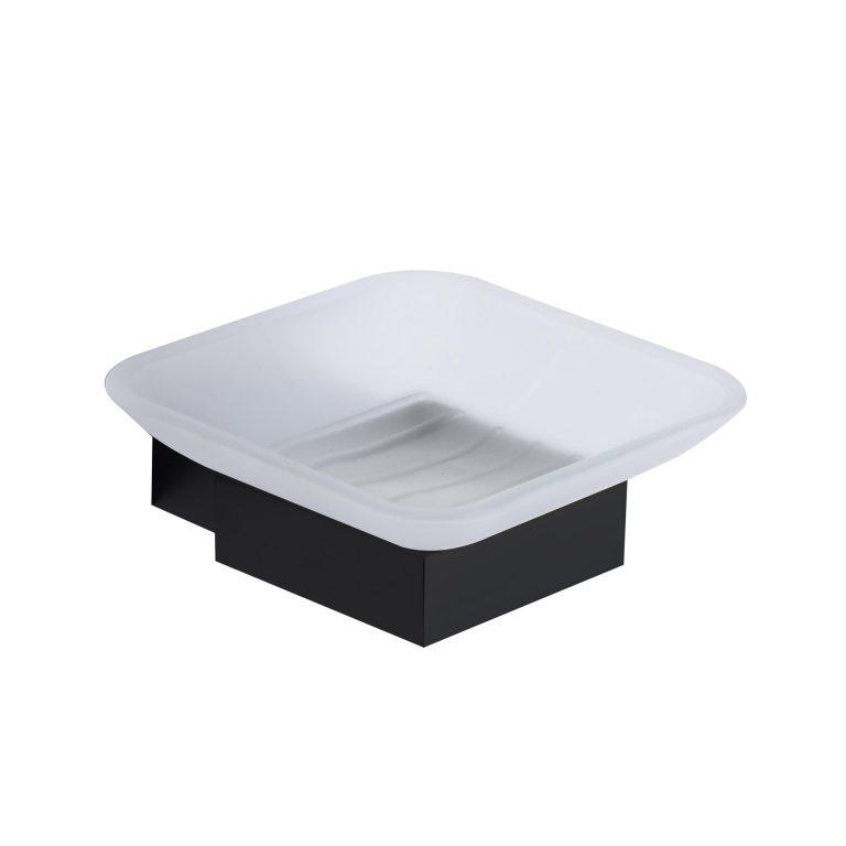 Monaco Black Soap Dish Holder