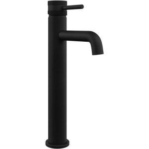 Cora Tall Mono Basin Mixer Black (no waste)