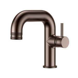 Cora Side Lever Basin Mono Mixer Brushed Bronze (no waste)
