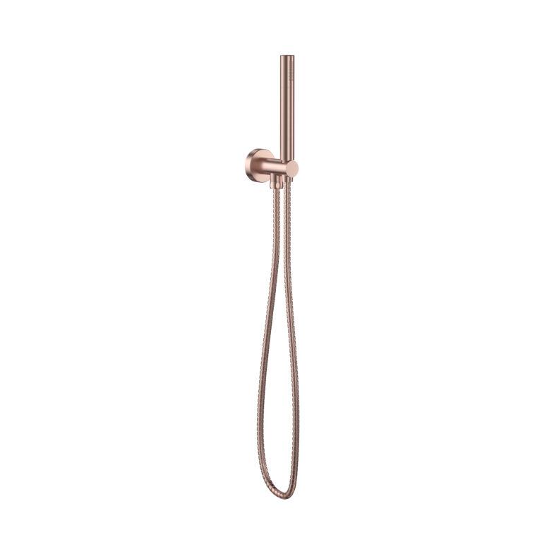 Cora Handset,Outlet & Holder Brushed Bronze