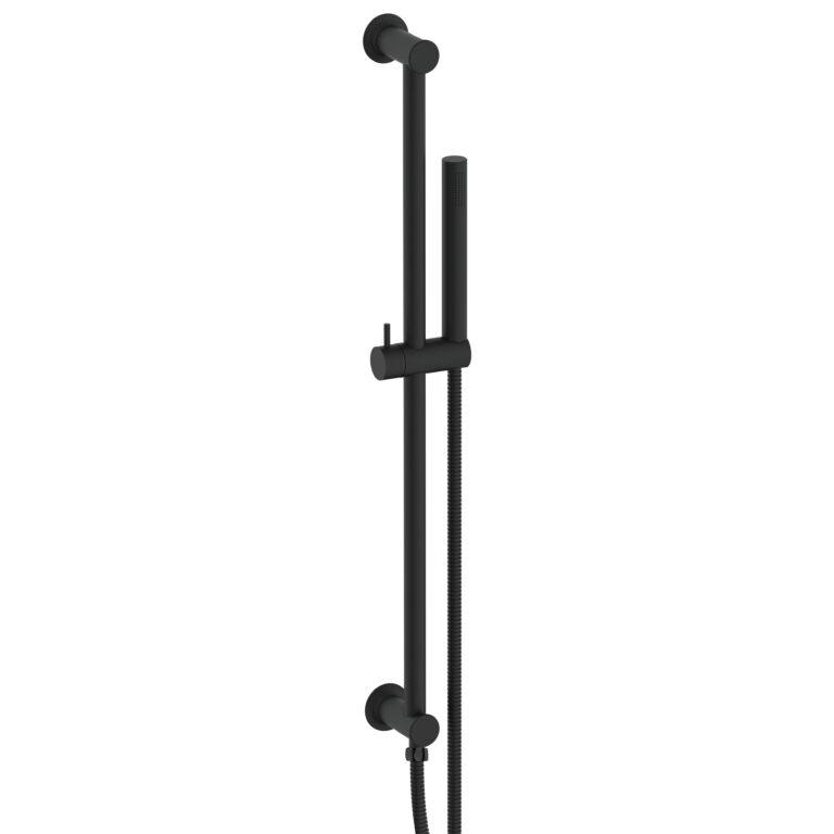 Cora Riser Rail & Handset Inc Hose Black Integrated Outlet 
