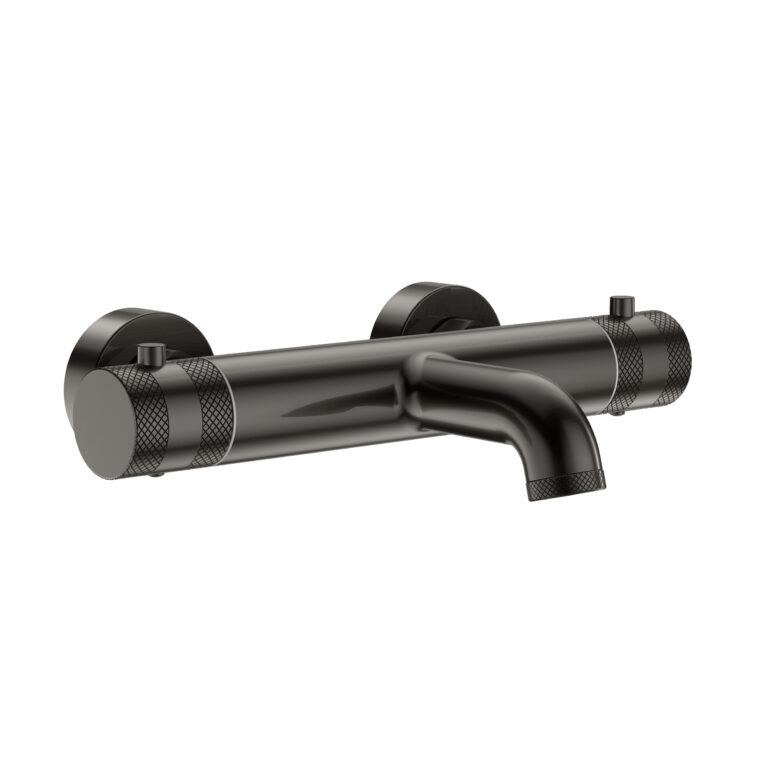 Cora Thermostatic Bath Filler 1 Outlet Gun Metal
