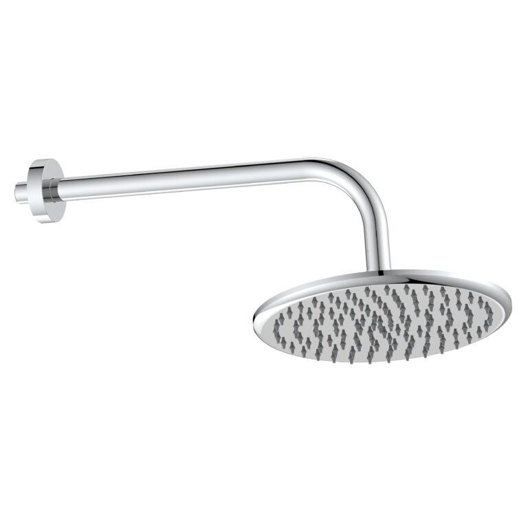 Cora Shower Arm & Head Round Brushed NIckel