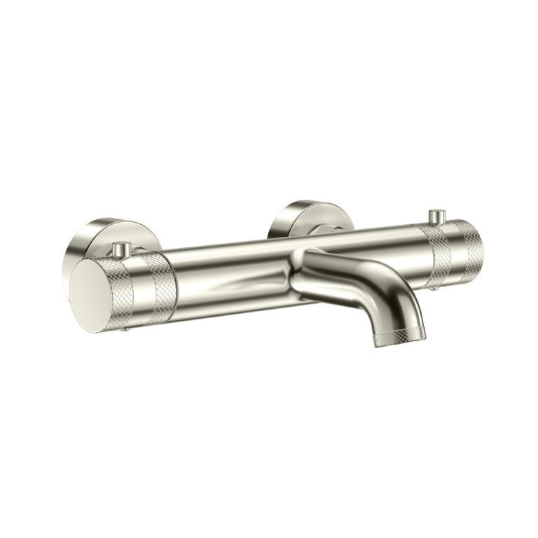Cora Thermostatic Bath Filler 1 Outlet Brushed Nickel