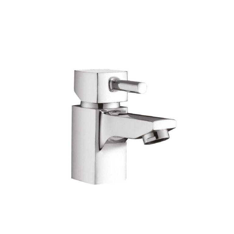 Forma Mini Mono Basin Mixer with Push Waste Chrome
