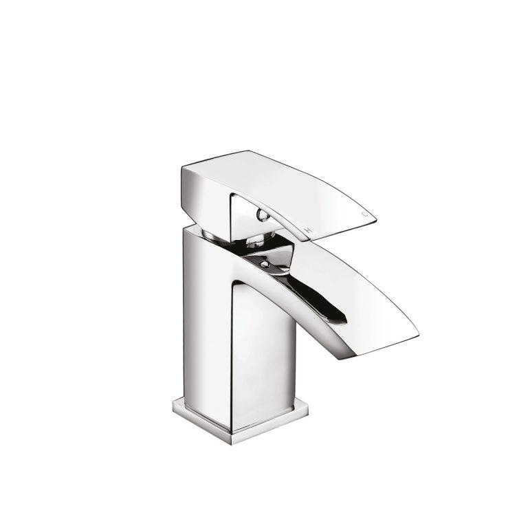 Ascent Mini Mono Basin Mixer with Push Waste Chrome