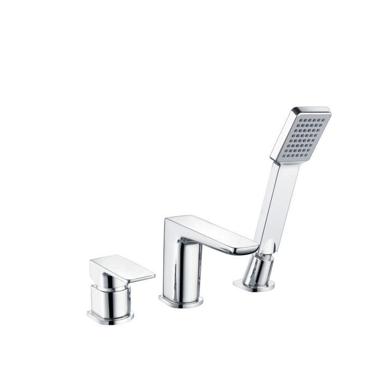 Mura 3 Hole Bath Mixer No Waste Chrome