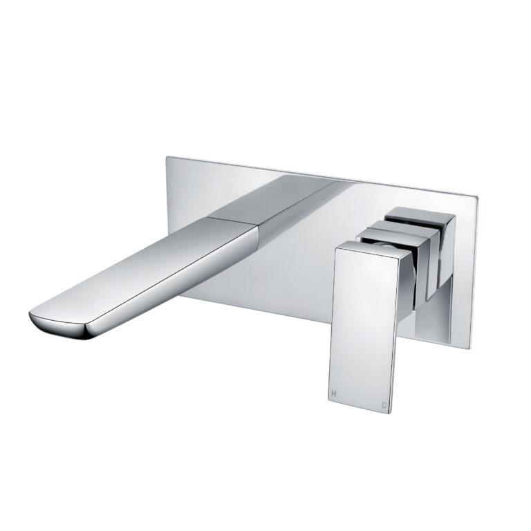 Mura Chrome Wall Mounted Bath Mixer