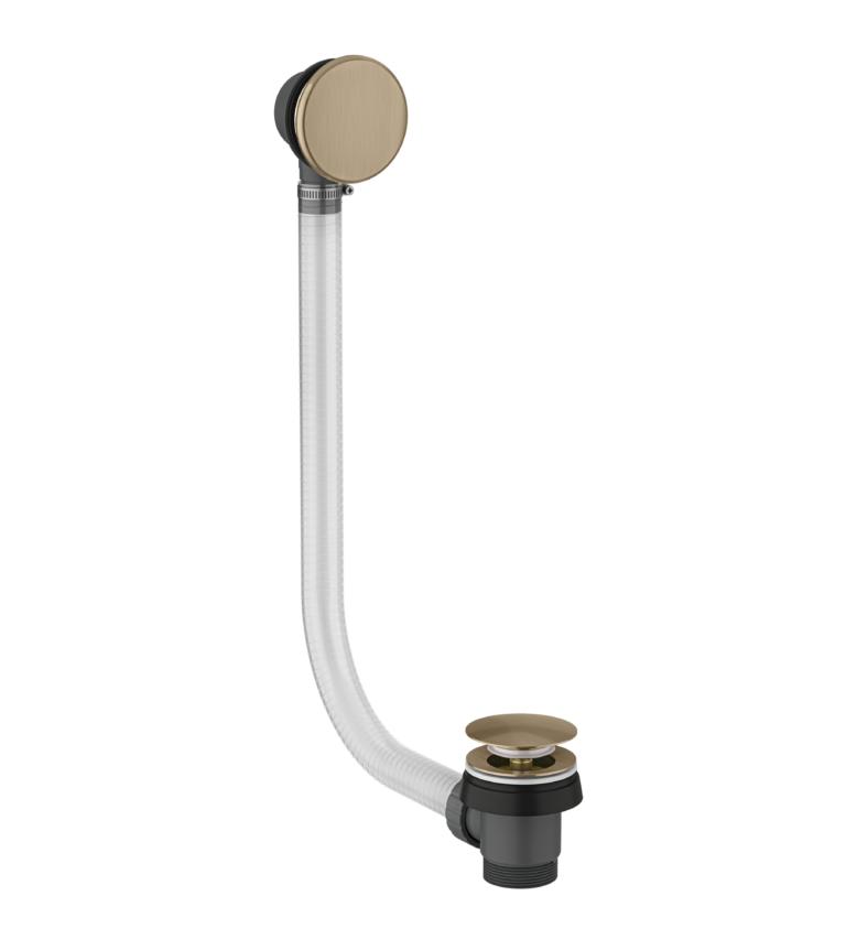 Bath Pop-Up Waste with Overflow Brushed Brass