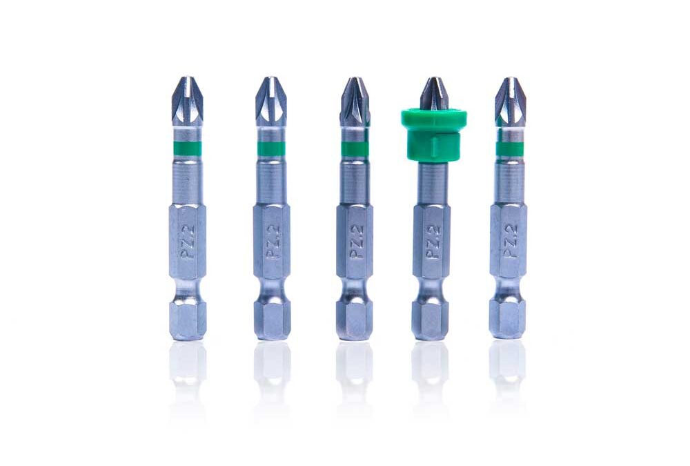 PZ2 X 50MM IMPACT S/D BITS 5 PACK