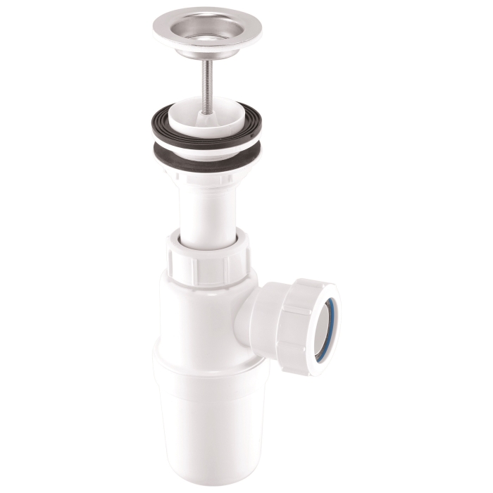 McAlpine AA10W Adjustable Inlet Basin Trap Centre Pin Waste 1.25