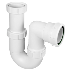 McAlpine ASE10 Adjustable Inlet Tubular Swivel 'P' Trap 2