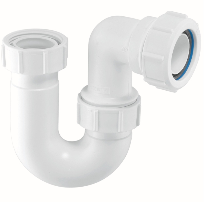 McAlpine BT4 Tubular Swivel 50mm Water Seal 'P' Trap