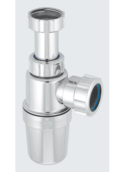 McAlpine C10AR-CP Chrome Plated Plastic Bottle Trap Adjustable Inlet 1.5"