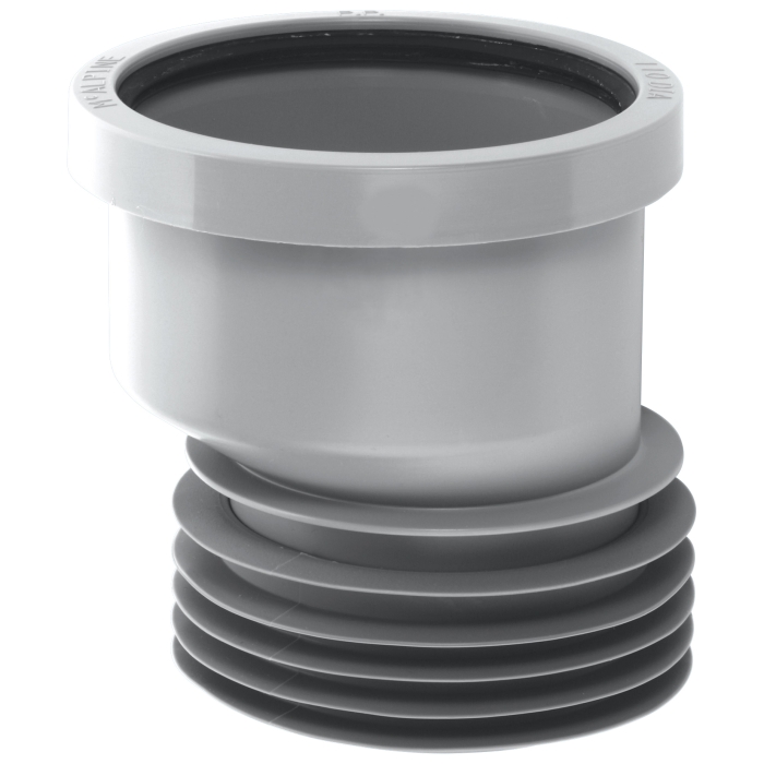 McAlpine DC1GR-OS Offset Drain Connector 4"/110mm Grey