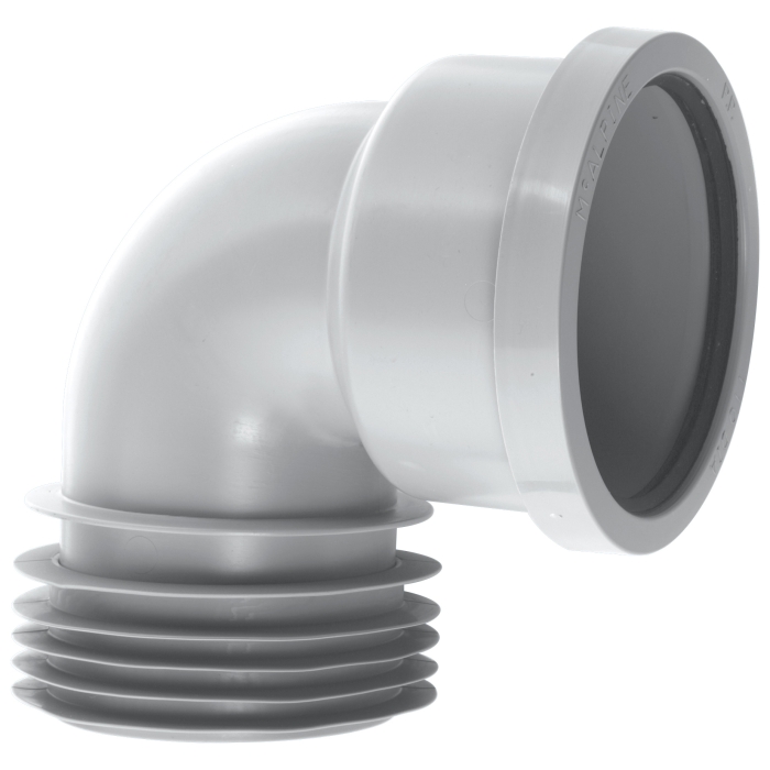 McAlpine DC90-GR 90 Degree Bend Drain Connector 110mm Grey