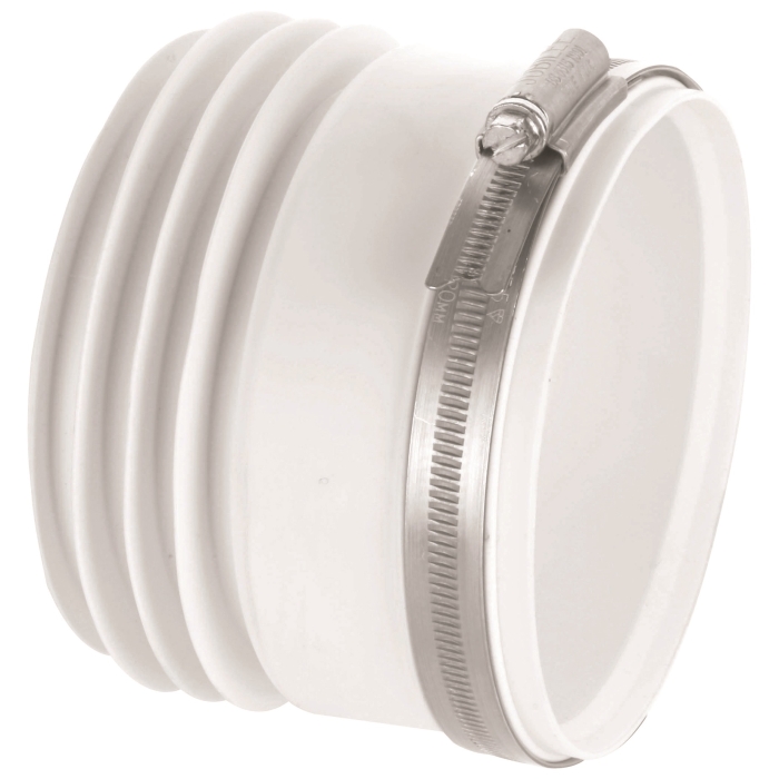McAlpineMAC-1-BTW Short Straight WC Connector 4"/110mm